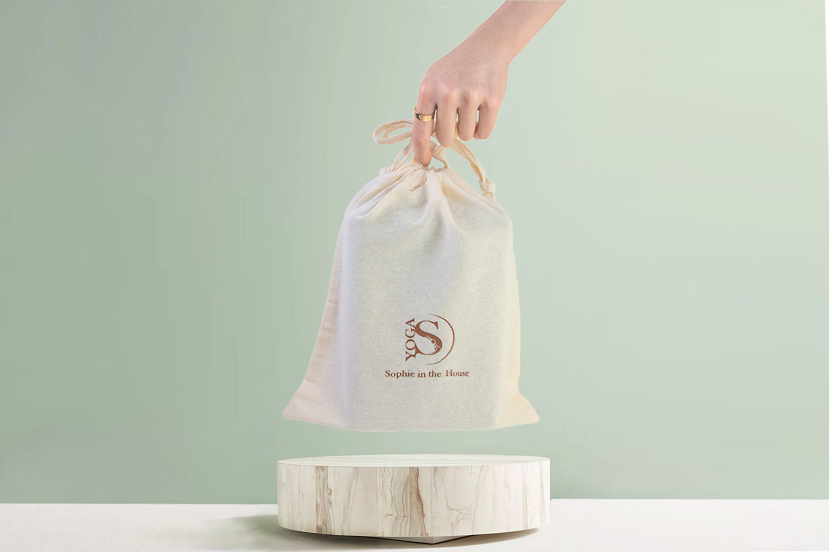 獨家手繪訂製系列┃高密度伴你成長瑜伽磚(早苗綠 Sapling Green)