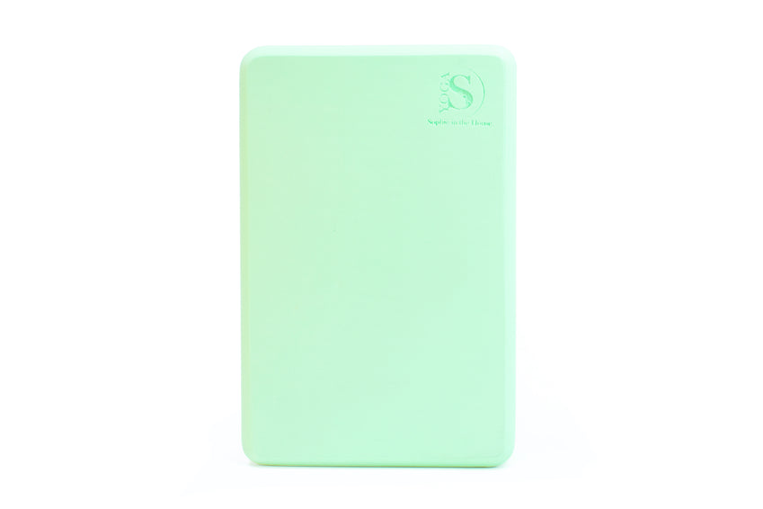 獨家手繪訂製系列┃高密度伴你成長瑜伽磚(早苗綠 Sapling Green)