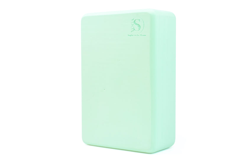 獨家手繪訂製系列┃高密度伴你成長瑜伽磚(早苗綠 Sapling Green)