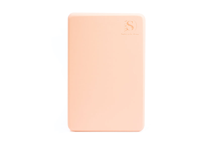 獨家手繪訂製系列┃高密度伴你成長瑜伽磚(薄櫻粉 Sakura Pink)