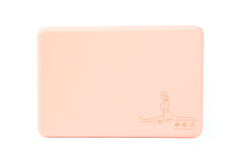 獨家手繪訂製系列┃高密度伴你成長瑜伽磚(薄櫻粉 Sakura Pink)