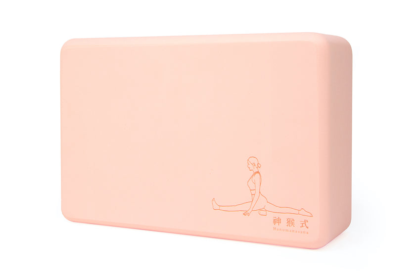 獨家手繪訂製系列┃高密度伴你成長瑜伽磚(薄櫻粉 Sakura Pink)