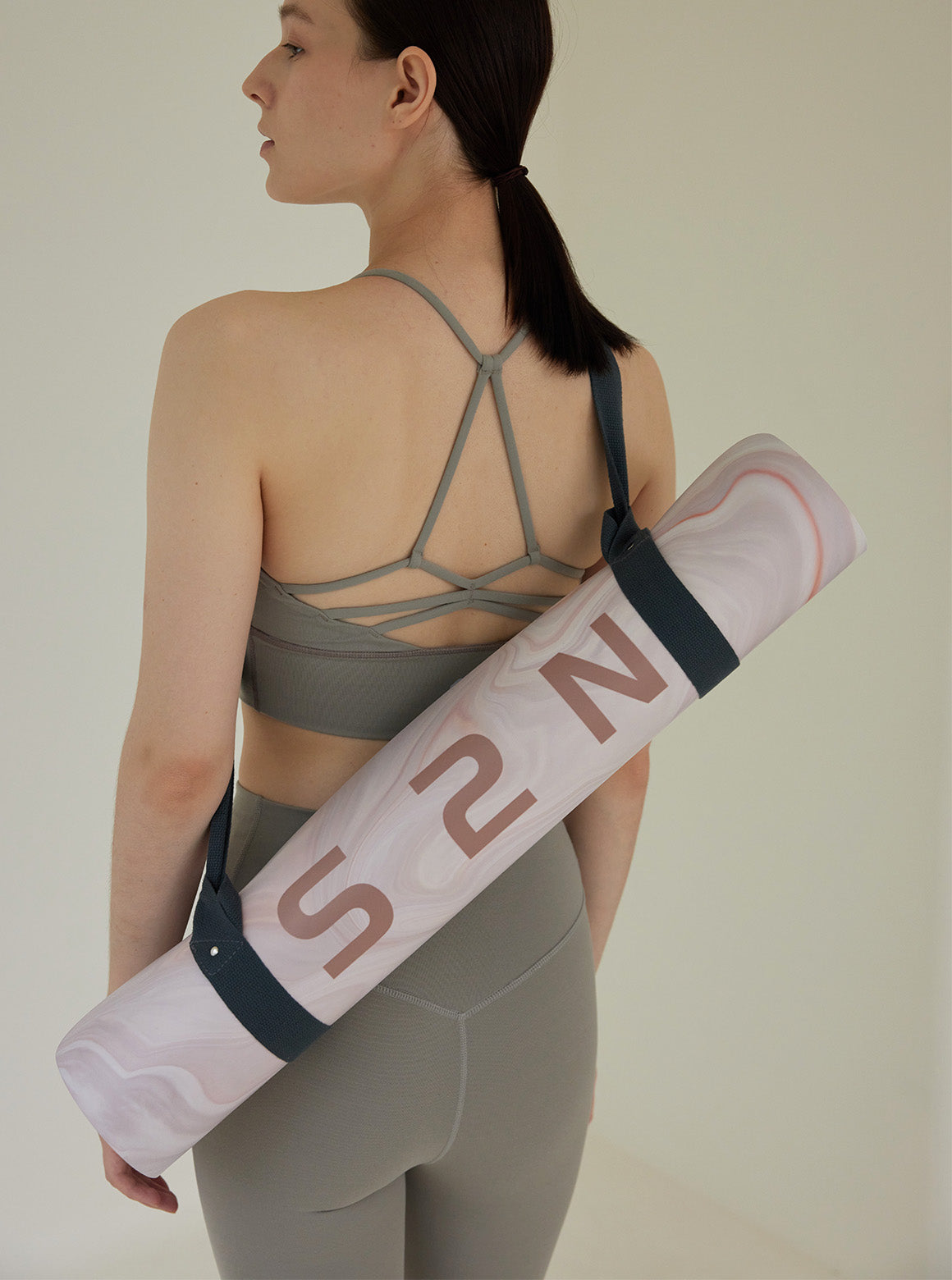 【S2N】2合1 YOGA STRAP P900 多功能瑜珈調節兩用繩(Black/Nude)